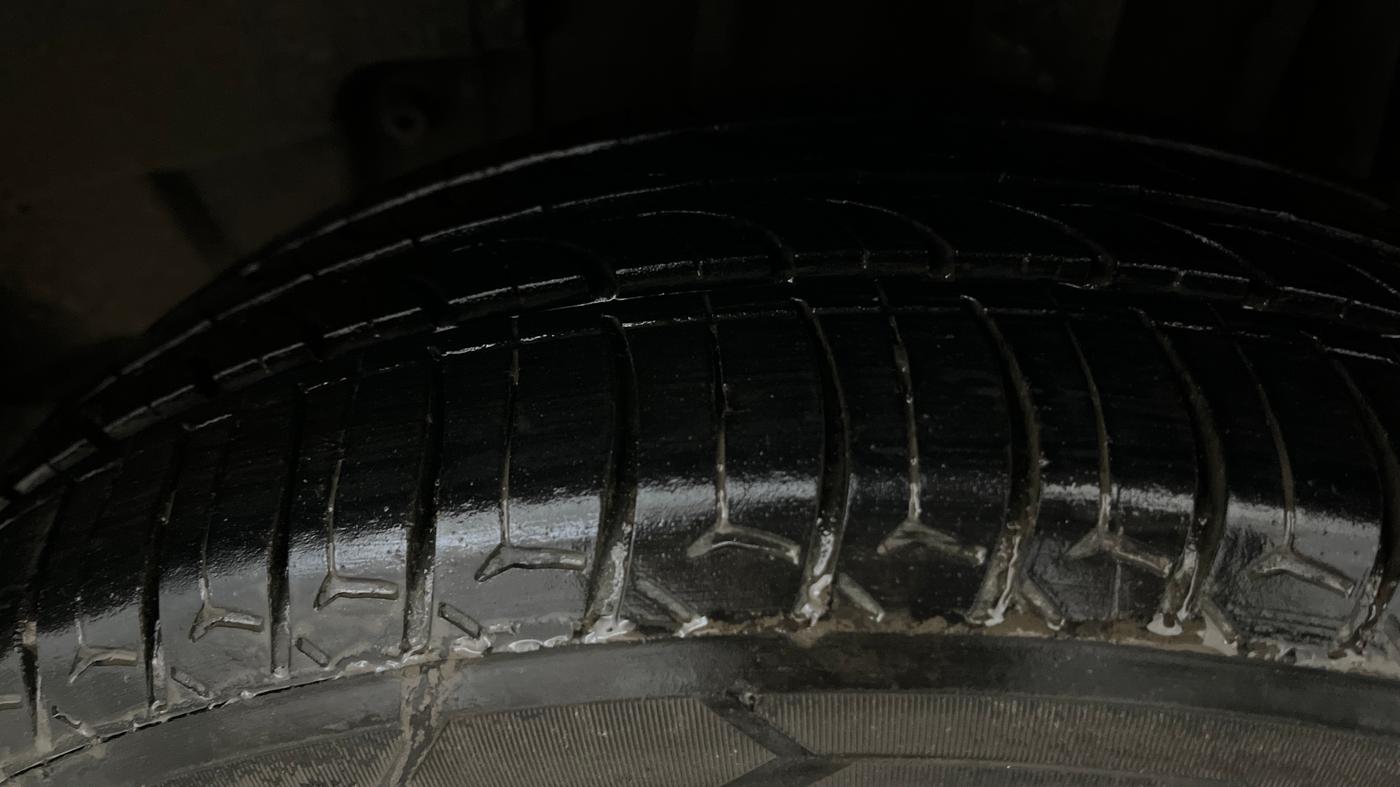 2022 Tata TIGOR XZA PLUS PETROL, Petrol, Automatic, 40,880 km, Left Rear Tyre Tread