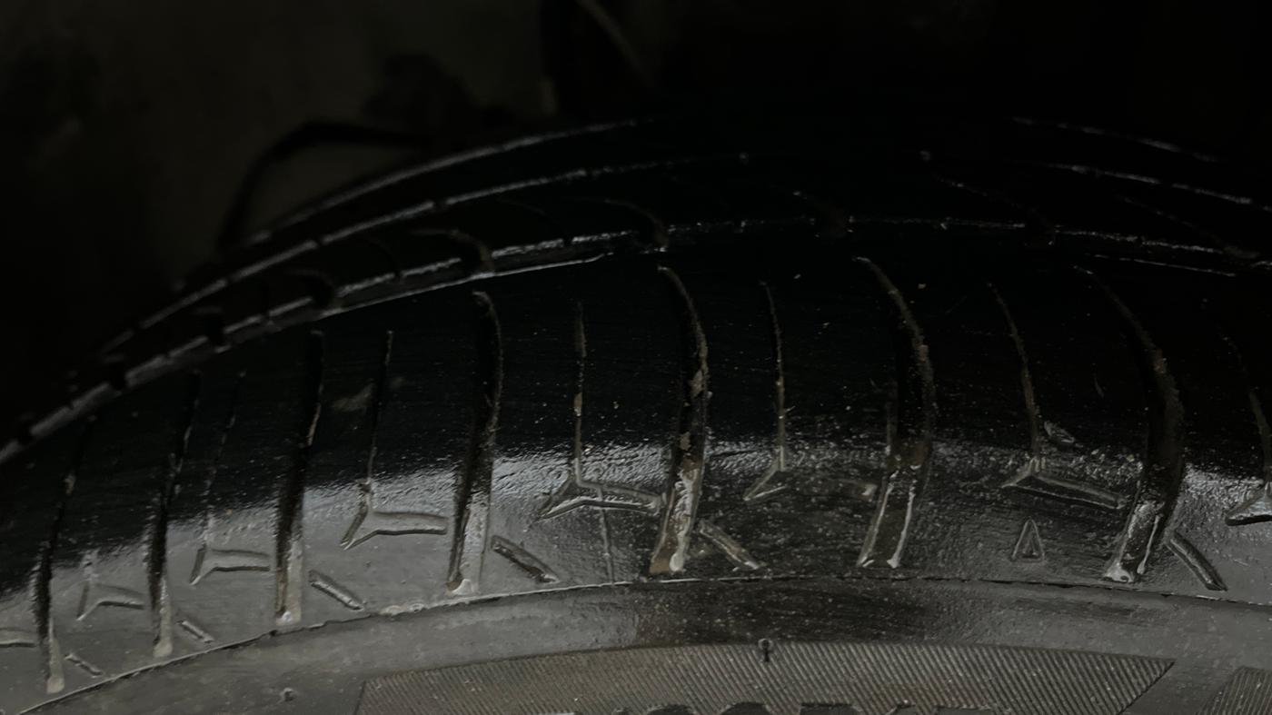 2022 Tata TIGOR XZA PLUS PETROL, Petrol, Automatic, 40,880 km, Left Front Tyre Tread