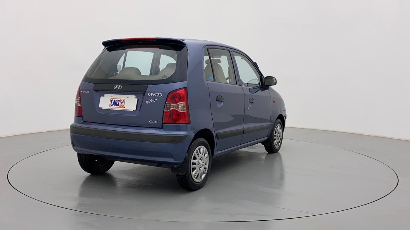 2012 Hyundai Santro Xing GLS, Petrol, Manual, 45,451 km, Right Back Diagonal