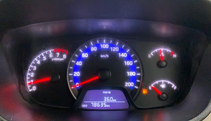 2017 Hyundai Xcent E, Petrol, Manual, 78,562 km, Odometer Image