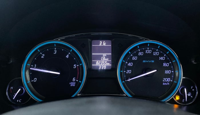 2016 Maruti Ciaz ZDI+ SHVS, Diesel, Manual, 82,391 km, Odometer Image