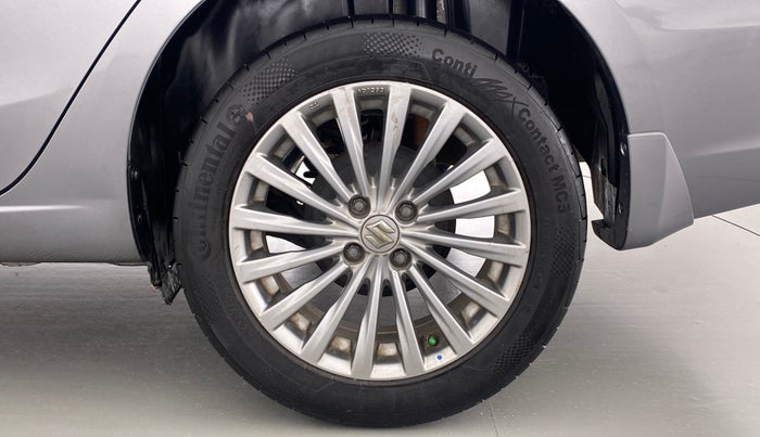 2016 Maruti Ciaz ZDI+ SHVS, Diesel, Manual, 82,391 km, Left Rear Wheel