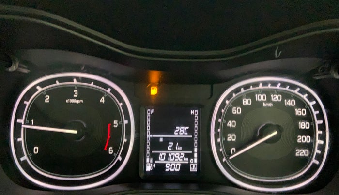 2016 Maruti Vitara Brezza ZDI, Diesel, Manual, 1,01,092 km, Odometer Image