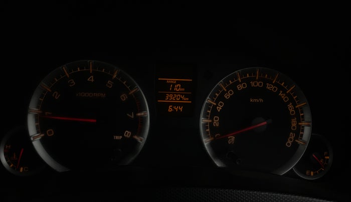 2013 Maruti Swift VXI, Petrol, Manual, 39,199 km, Odometer Image