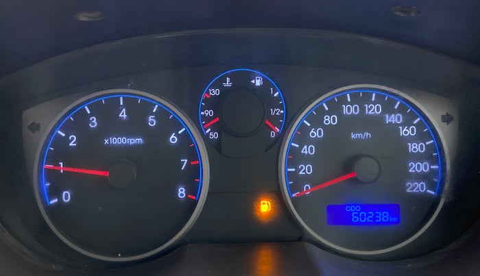2010 Hyundai i20 MAGNA (O) 1.2, Petrol, Manual, 61,302 km, Odometer Image