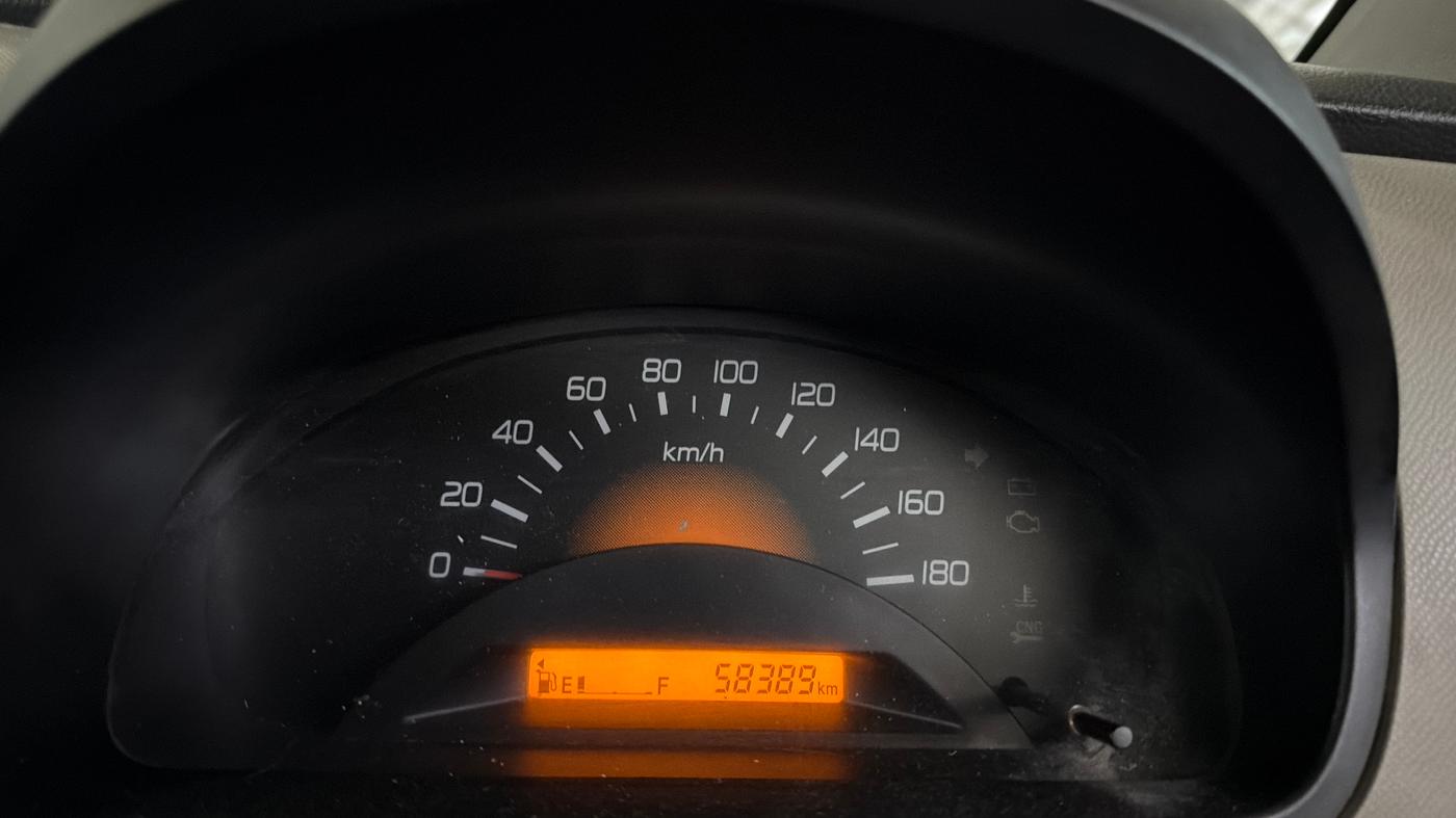 2014 Maruti Wagon R 1.0 LXI CNG, CNG, Manual, 58,380 km, Odometer Image