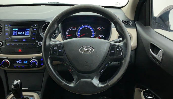 2014 Hyundai Xcent SX AT 1.2 (O), Petrol, Automatic, 99,948 km, Steering Wheel Close Up