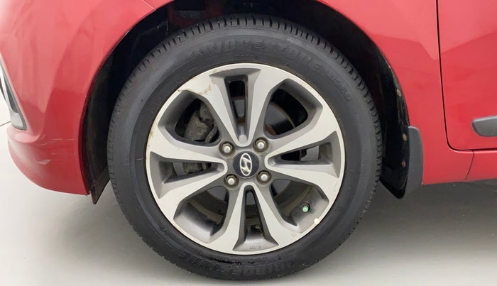 2014 Hyundai Xcent SX AT 1.2 (O), Petrol, Automatic, 99,948 km, Left Front Wheel