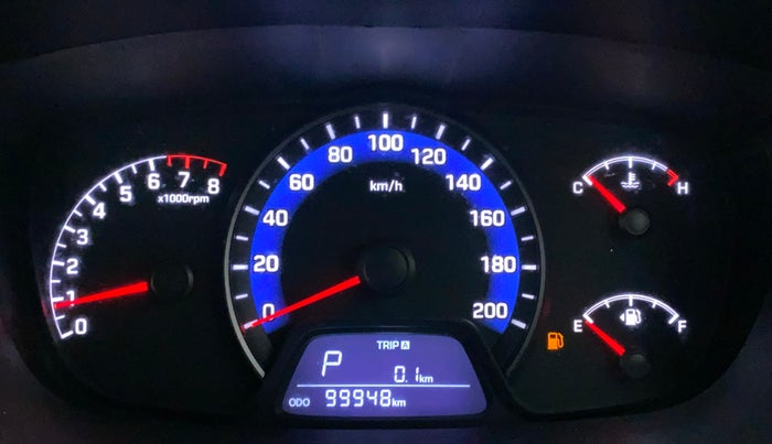 2014 Hyundai Xcent SX AT 1.2 (O), Petrol, Automatic, 99,948 km, Odometer Image