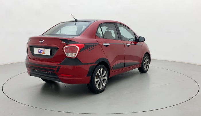 2014 Hyundai Xcent SX AT 1.2 (O), Petrol, Automatic, 99,948 km, Right Back Diagonal