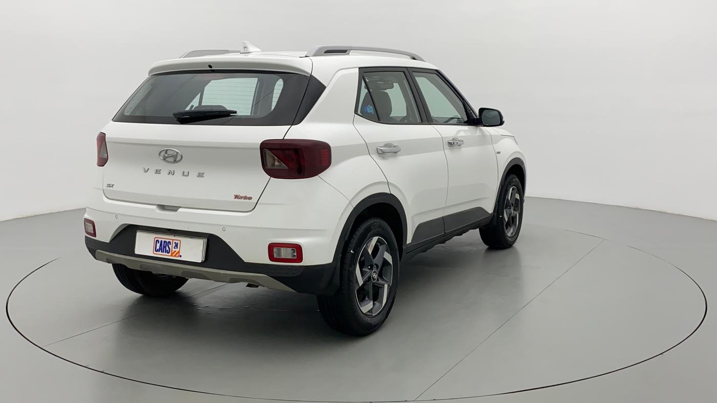 2020 Hyundai VENUE 1.0 turbo GDI IMT SX O, Petrol, Manual, 15,030 km, Right Back Diagonal