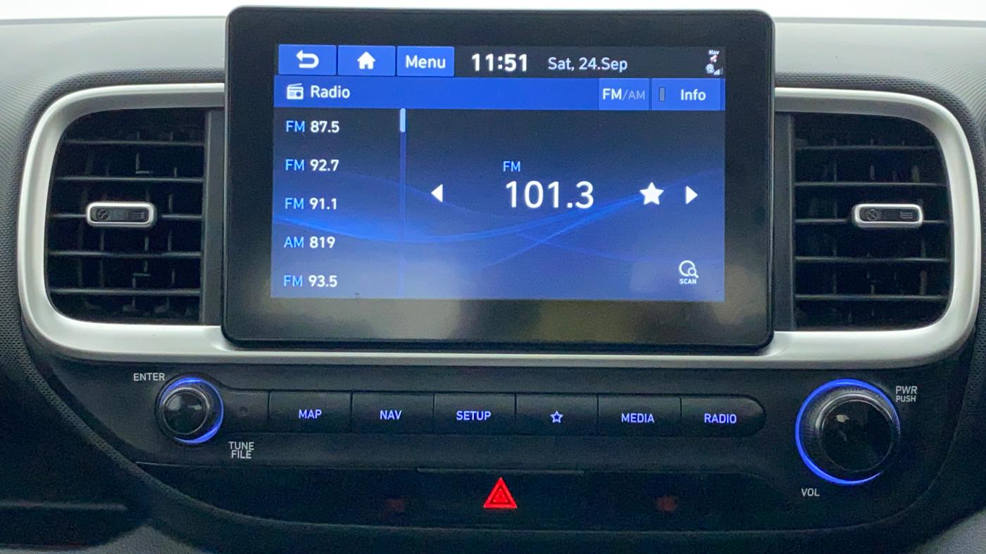 2020 Hyundai VENUE 1.0 turbo GDI IMT SX O, Petrol, Manual, 15,030 km, Infotainment System