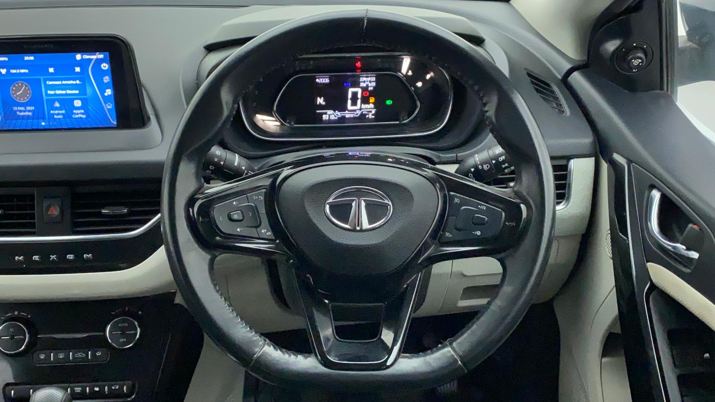 2021 Tata NEXON XZA PLUS SUNROOF PETROL, Petrol, Automatic, 9,473 km, Steering Wheel Close Up