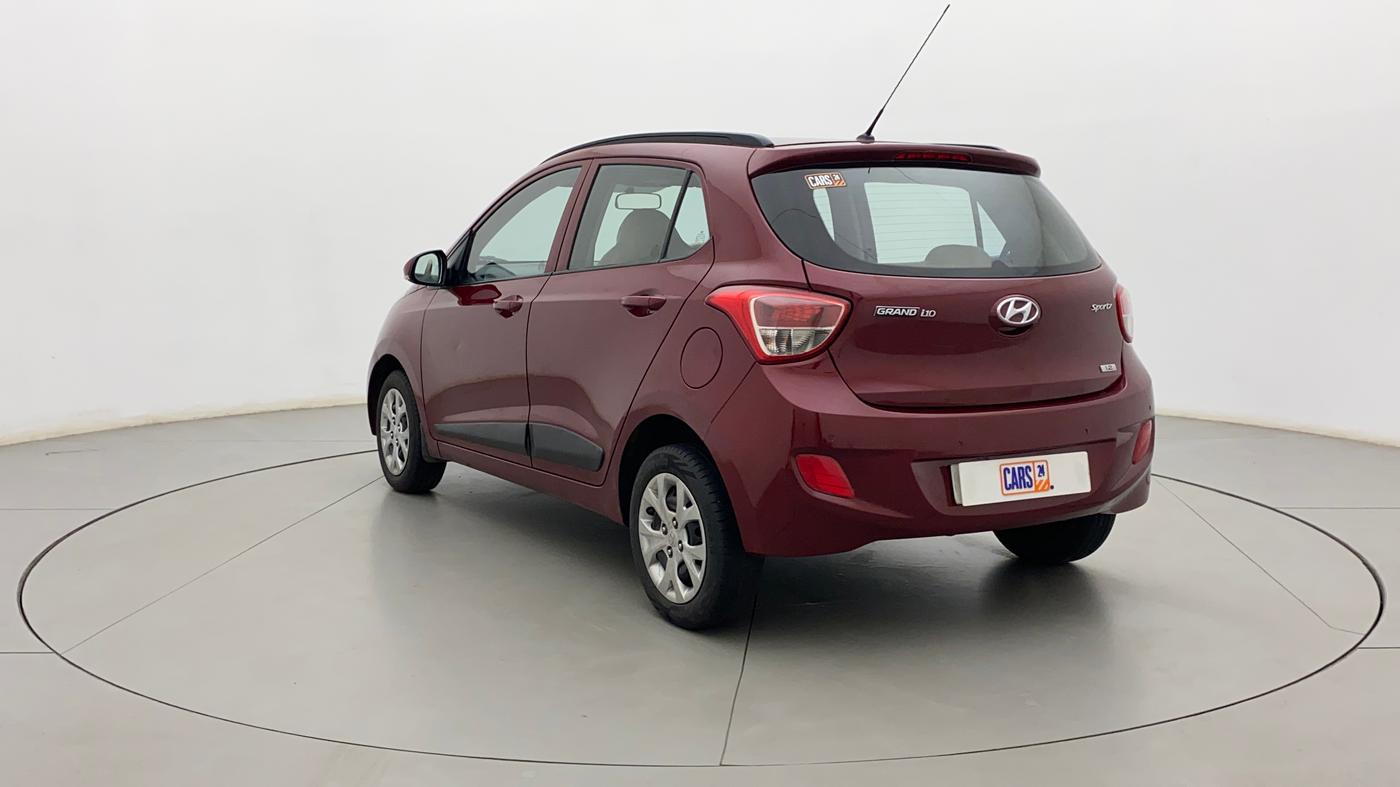 2016 Hyundai Grand i10 SPORTZ 1.2 KAPPA VTVT, Petrol, Manual, 69,302 km, Left Back Diagonal