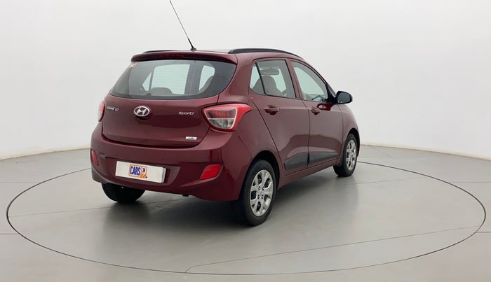 2016 Hyundai Grand i10 SPORTZ 1.2 KAPPA VTVT, Petrol, Manual, 69,302 km, Right Back Diagonal