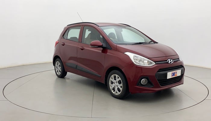 2016 Hyundai Grand i10 SPORTZ 1.2 KAPPA VTVT, Petrol, Manual, 69,302 km, Right Front Diagonal