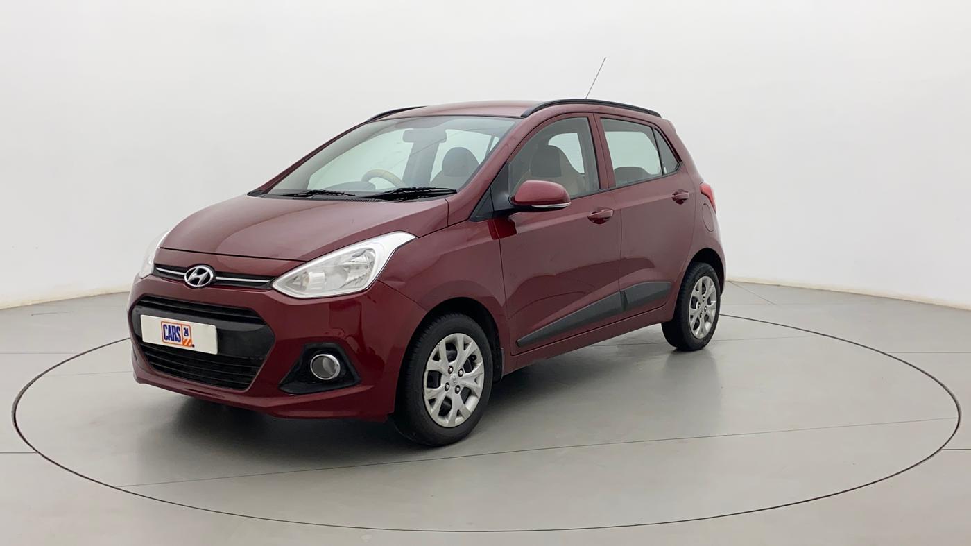 2016 Hyundai Grand i10 SPORTZ 1.2 KAPPA VTVT, Petrol, Manual, 69,302 km, Left Front Diagonal