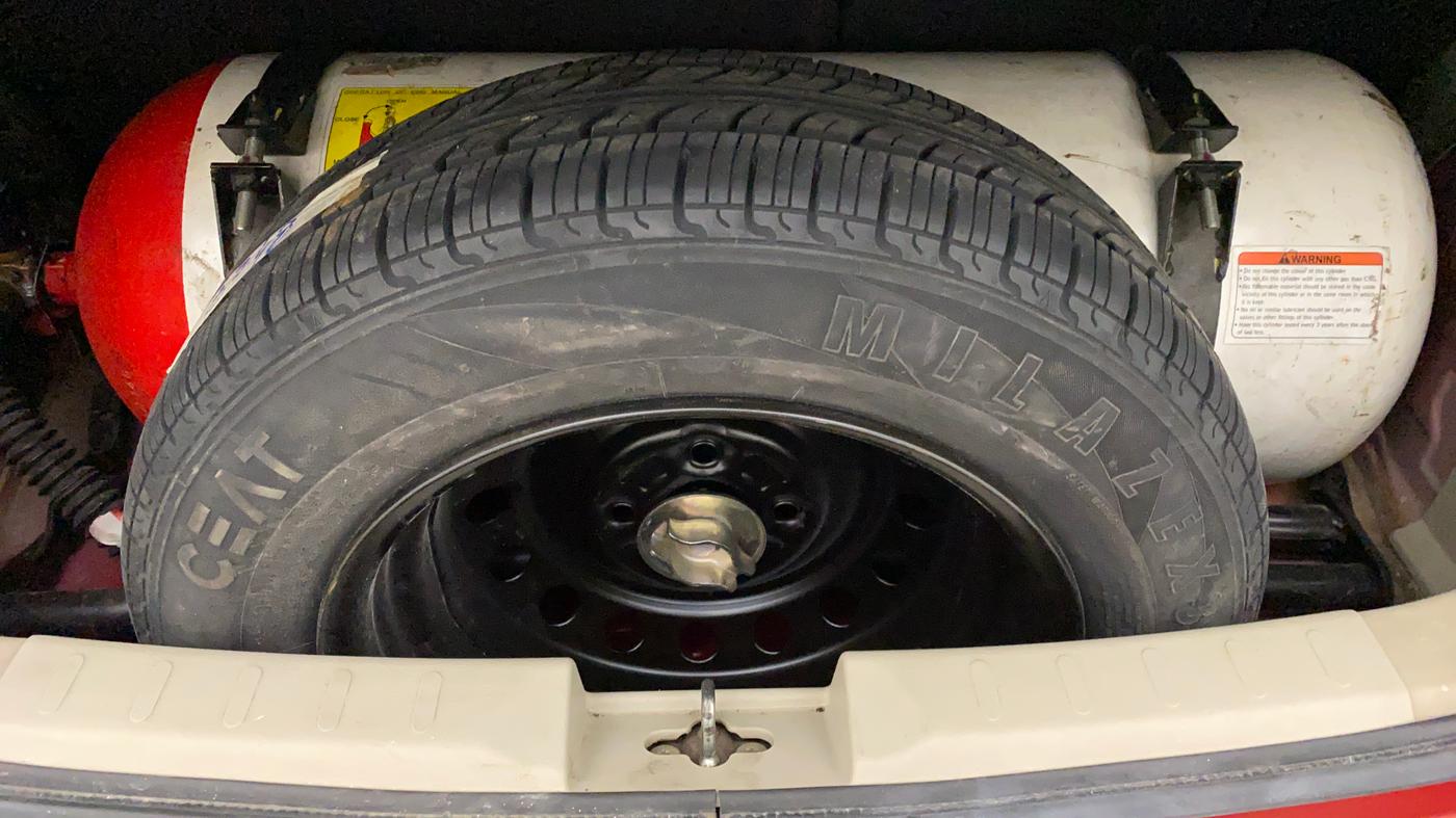 2018 Maruti Celerio VXI CNG, CNG, Manual, 98,623 km, Spare Tyre