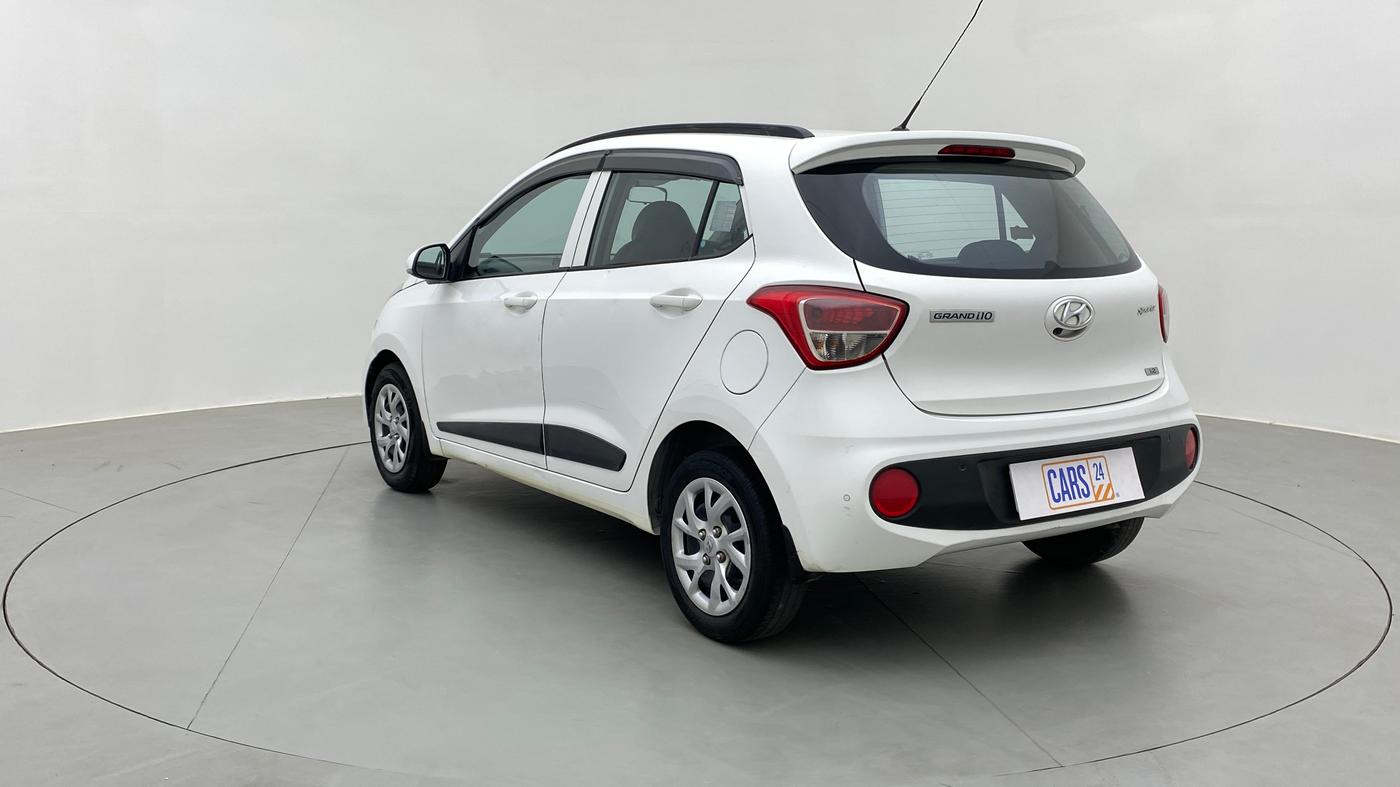 2018 Hyundai Grand i10 SPORTZ 1.2 KAPPA VTVT, Petrol, Manual, 69,483 km, Left Back Diagonal
