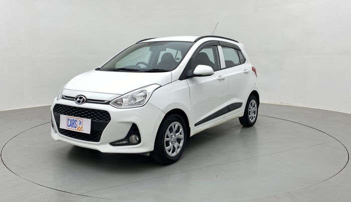 2018 Hyundai Grand i10 SPORTZ 1.2 KAPPA VTVT, Petrol, Manual, 69,483 km, Left Front Diagonal