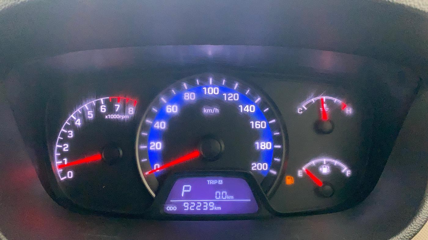 2016 Hyundai Xcent S AT 1.2, Petrol, Automatic, 92,267 km, Odometer Image