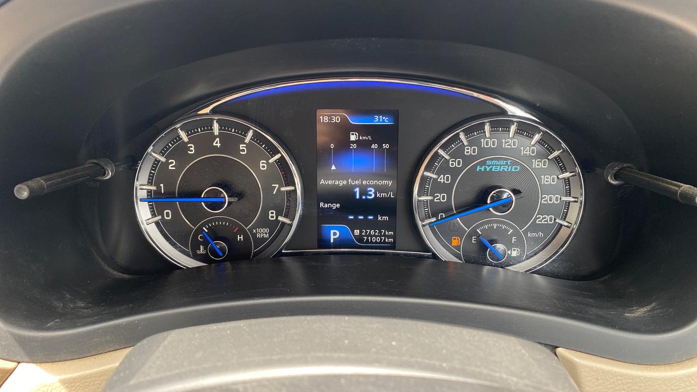 2022 Maruti Ciaz ALPHA  AT 1.5 SHVS PETROL, Petrol, Automatic, 71,006 km, Odometer Image