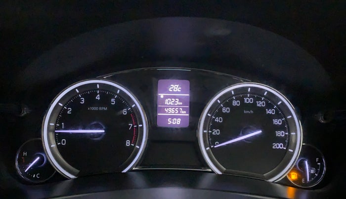 2015 Maruti Ciaz ZXI, CNG, Manual, 49,657 km, Odometer Image