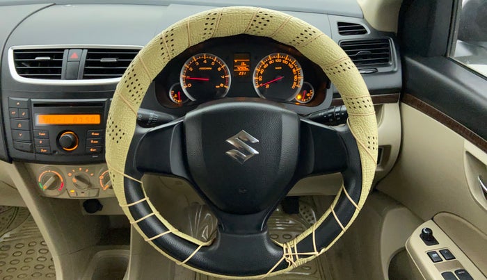 2013 Maruti Swift Dzire VXI, Petrol, Manual, 43,009 km, Steering Wheel Close Up