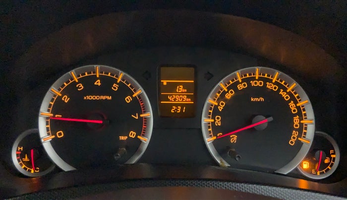 2013 Maruti Swift Dzire VXI, Petrol, Manual, 43,009 km, Odometer Image