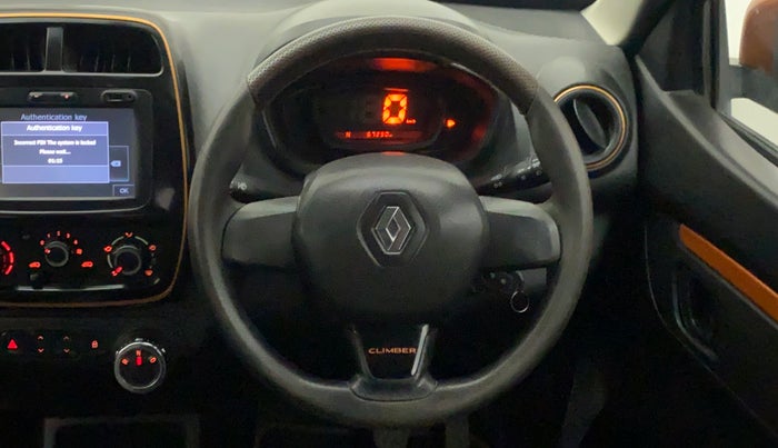 2017 Renault Kwid CLIMBER 1.0 AMT, Petrol, Automatic, 67,625 km, Steering Wheel Close Up