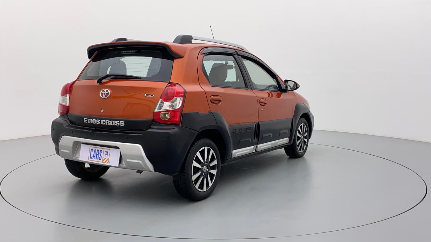 2015 Toyota Etios CROSS 1.4 GD, Diesel, Manual, 60,444 km, Right Back Diagonal