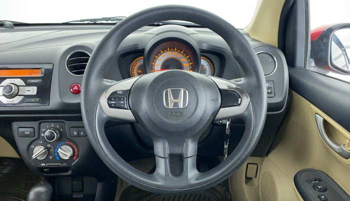 2014 Honda Brio 1.2 VX AT I VTEC, Petrol, Automatic, 50,449 km, Steering Wheel Close Up