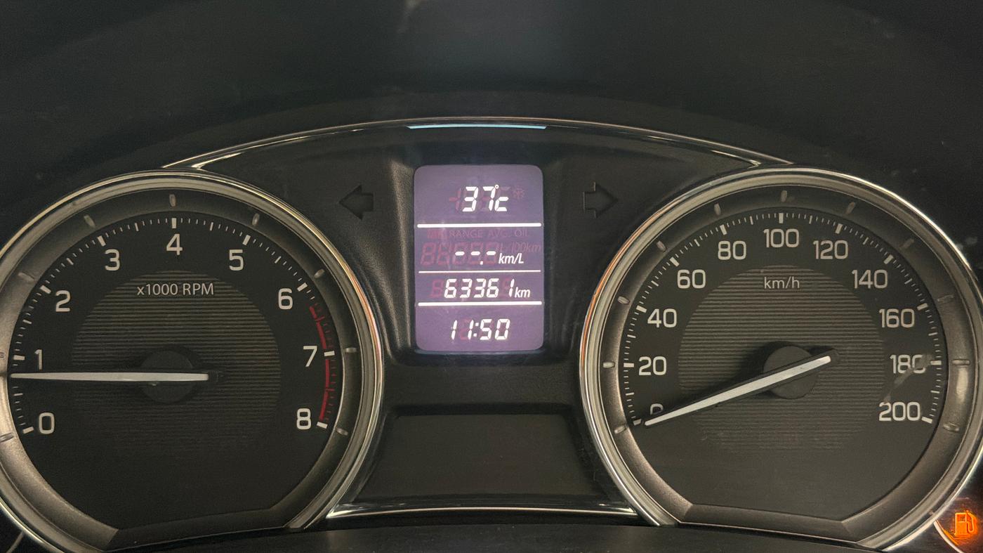 2015 Maruti Ciaz VXI+, Petrol, Manual, 63,361 km, Odometer Image