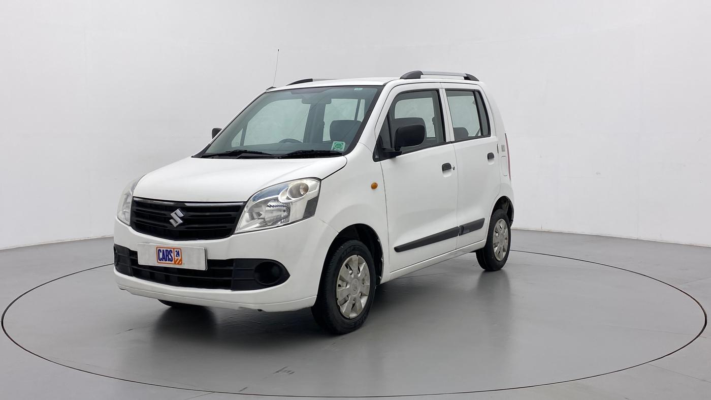 2012 Maruti Wagon R 1.0 LXI CNG, CNG, Manual, 53,261 km, Left Front Diagonal