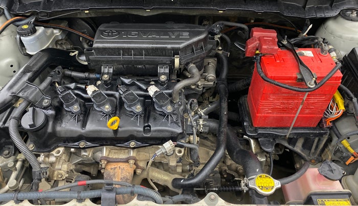 2013 Toyota Etios G, Petrol, Manual, 1,25,001 km, Engine View