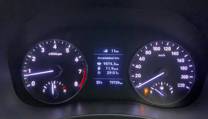 2017 Hyundai Verna 1.6 VTVT SX O, Petrol, Manual, 79,279 km, Odometer Image