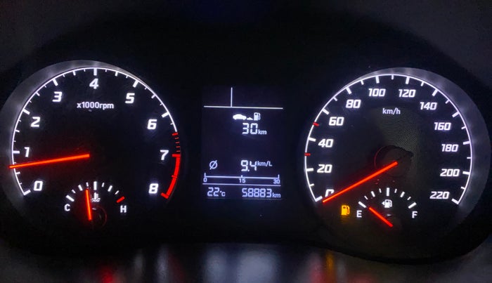 2021 Hyundai Verna S PLUS 1.5 VTVT, Petrol, Manual, 58,877 km, Odometer Image