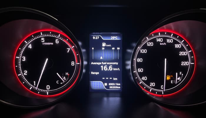 2023 Maruti Swift ZXI PLUS, Petrol, Manual, 39,187 km, Odometer Image