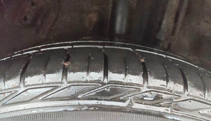 2022 Tata NEXON XZ PLUS (PREMIUM) DIESEL DARK EDITION, Diesel, Manual, 50,274 km, Left Rear Tyre Tread