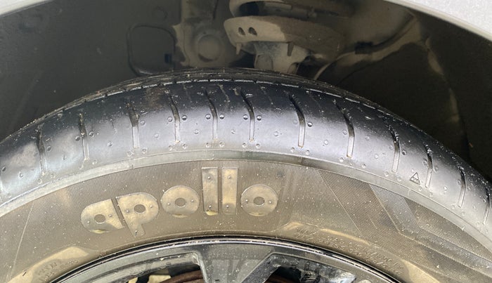 2023 Hyundai Verna SX (O) 1.5 TURBO PETROL DCT, Petrol, Automatic, 11,754 km, Left Front Tyre Tread