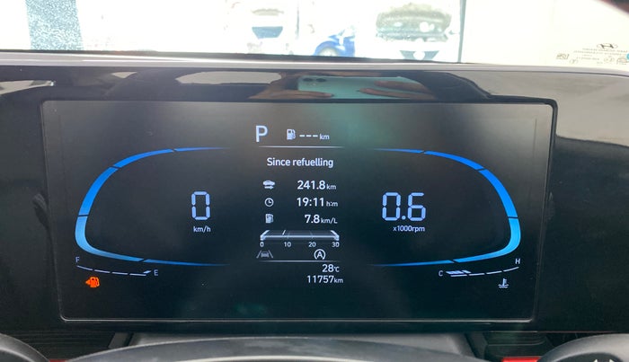 2023 Hyundai Verna SX (O) 1.5 TURBO PETROL DCT, Petrol, Automatic, 11,754 km, Odometer Image