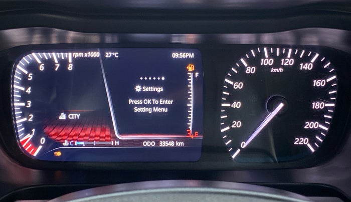 2020 Tata ALTROZ XZ PETROL, Petrol, Manual, 33,547 km, Odometer Image