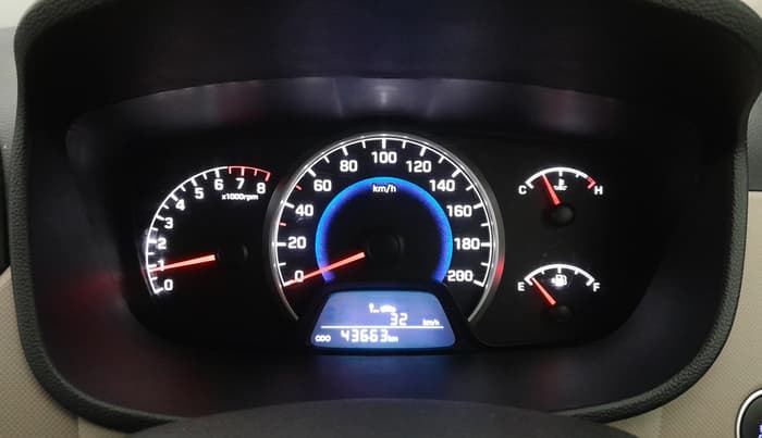 2017 Hyundai Grand i10 ASTA 1.2 KAPPA VTVT, Petrol, Manual, 43,661 km, Odometer Image