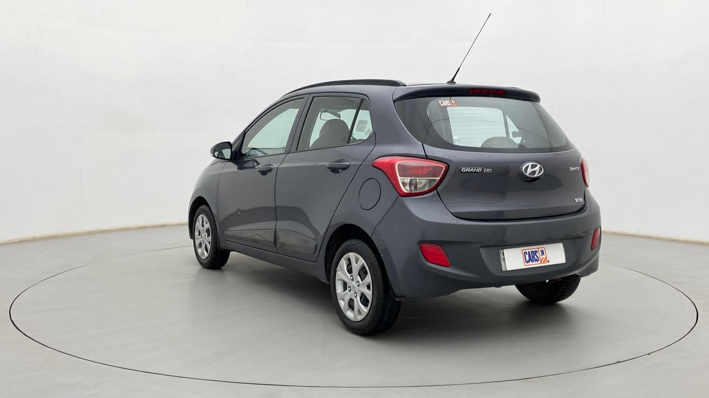 2015 Hyundai Grand i10 SPORTZ 1.2 KAPPA VTVT, Petrol, Manual, 63,253 km, Left Back Diagonal