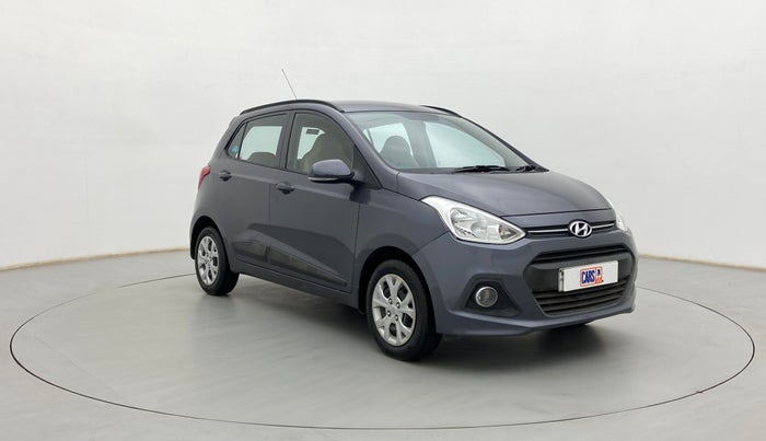 2015 Hyundai Grand i10 SPORTZ 1.2 KAPPA VTVT, Petrol, Manual, 63,253 km, Right Front Diagonal