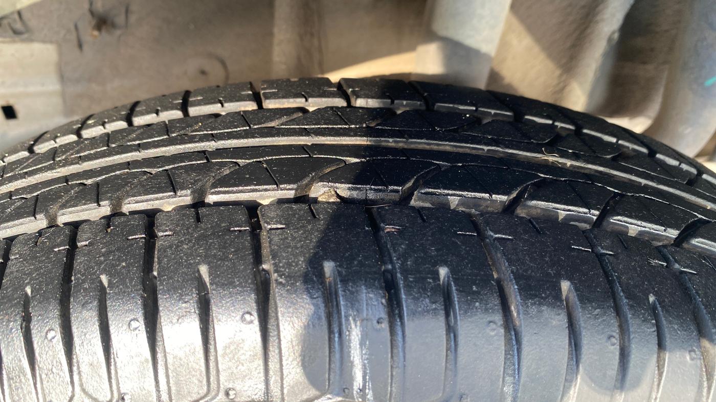 2017 Tata Tiago XE PETROL, Petrol, Manual, 21,511 km, Left Rear Tyre Tread