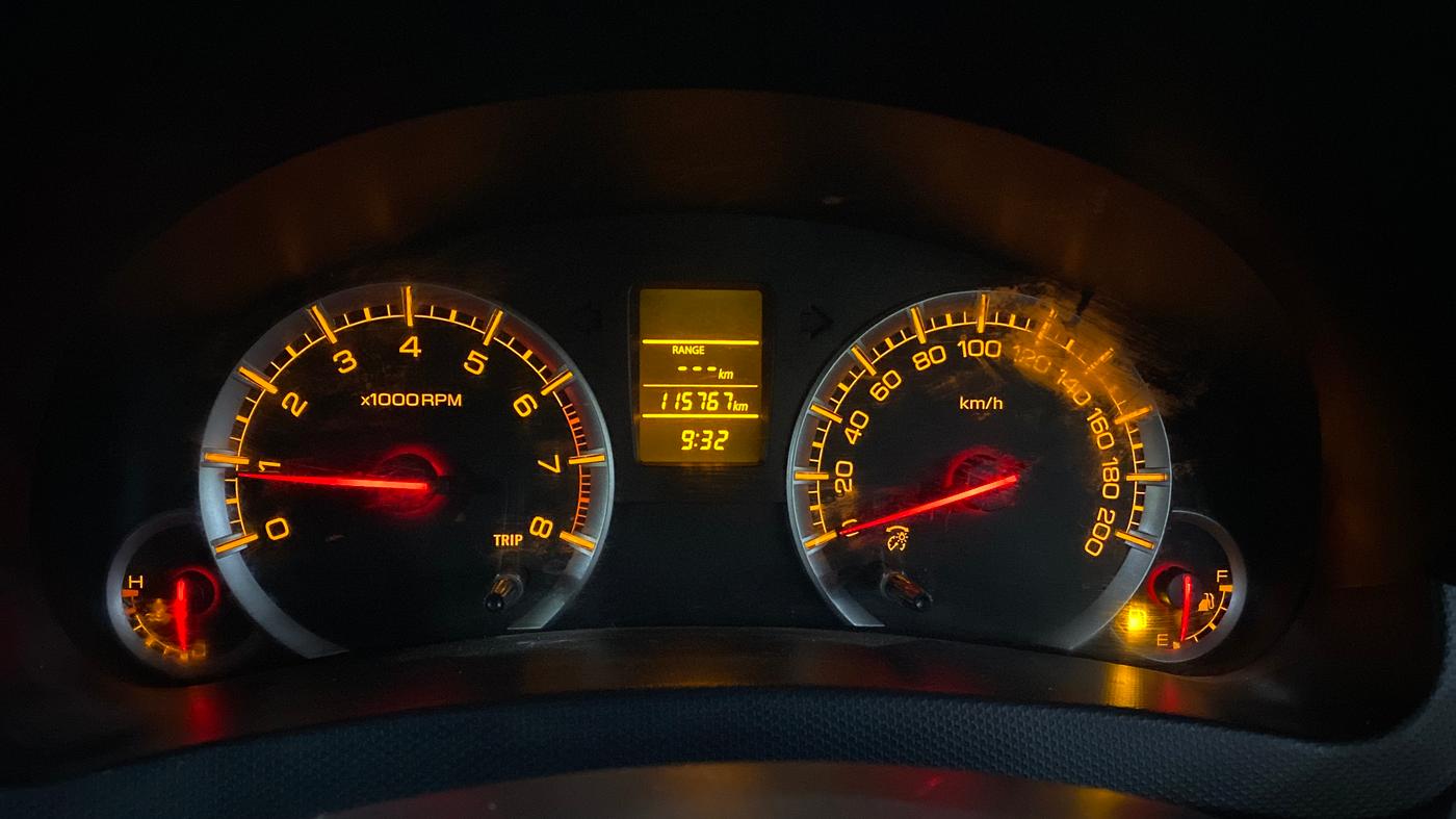 2017 Maruti Swift VXI, Petrol, Manual, 1,15,743 km, Odometer Image