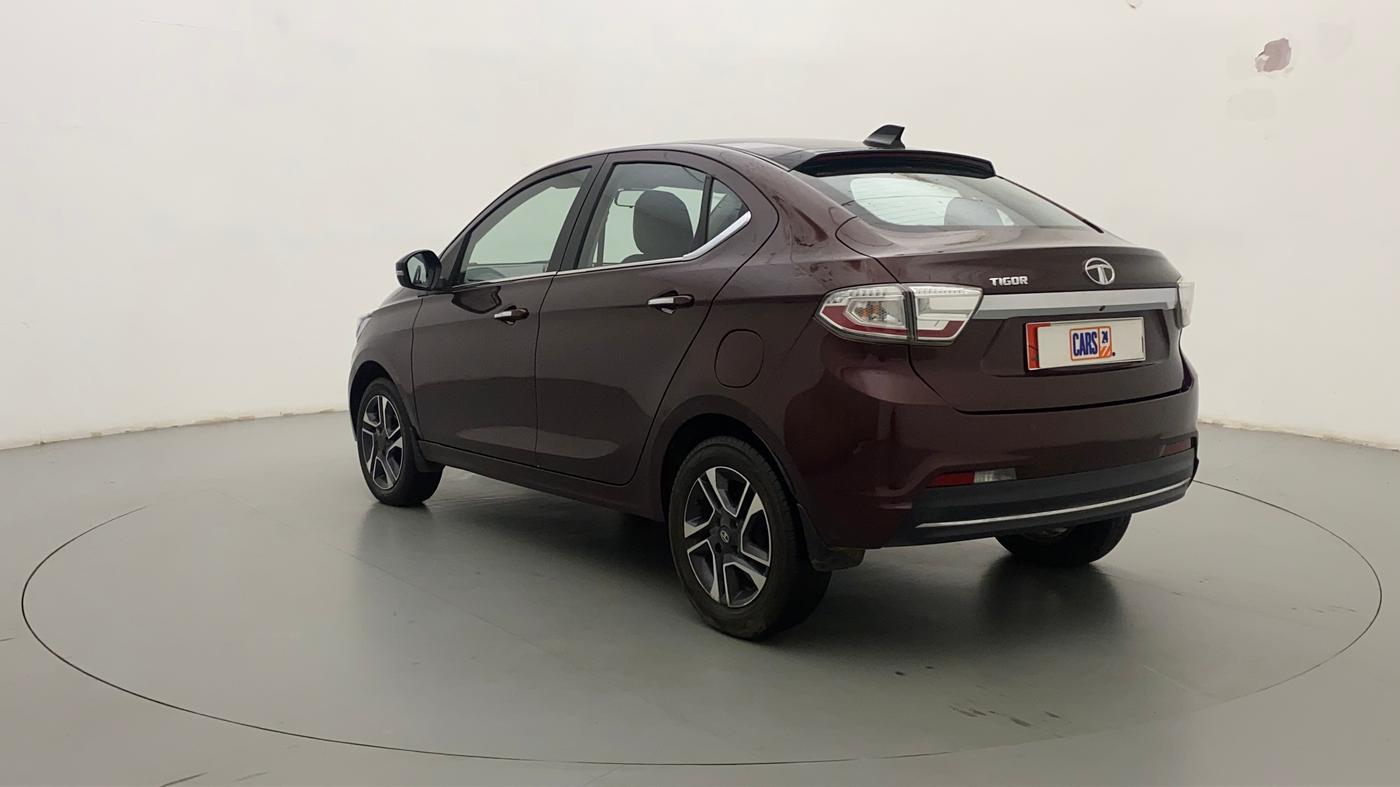 2021 Tata TIGOR XZ PLUS PETROL, Petrol, Manual, 33,813 km, Left Back Diagonal