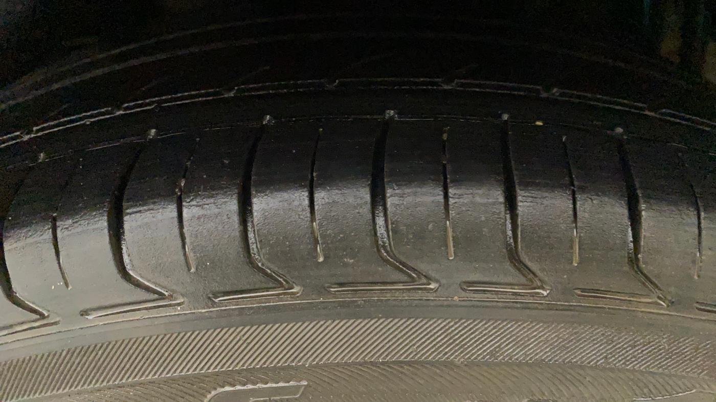 2021 Tata TIGOR XZ PLUS PETROL, Petrol, Manual, 33,813 km, Left Rear Tyre Tread