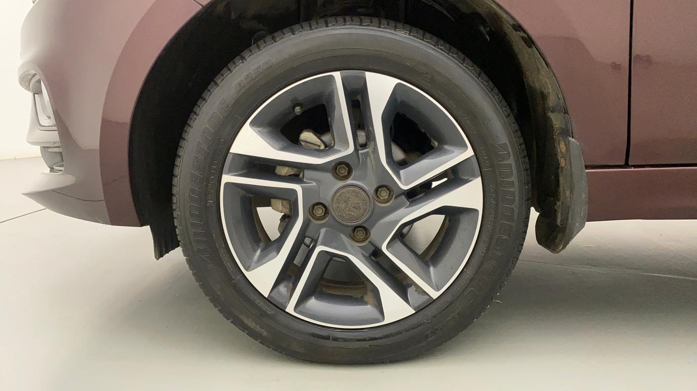 2021 Tata TIGOR XZ PLUS PETROL, Petrol, Manual, 33,813 km, Left Front Wheel